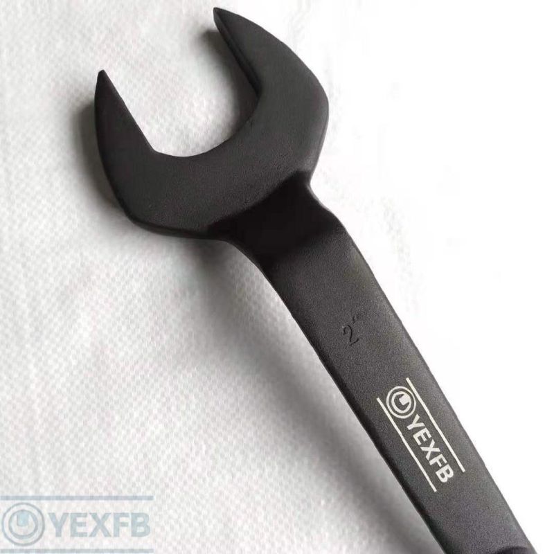 Open End Spud/Construction Spanner 2", with Pin, 40 Cr-V Steel