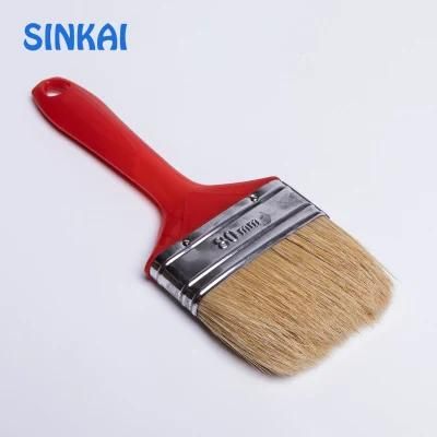 Good Quality Bristle, Paint Flat Brush Plastic Handle, DIY Painting Painters Brushes