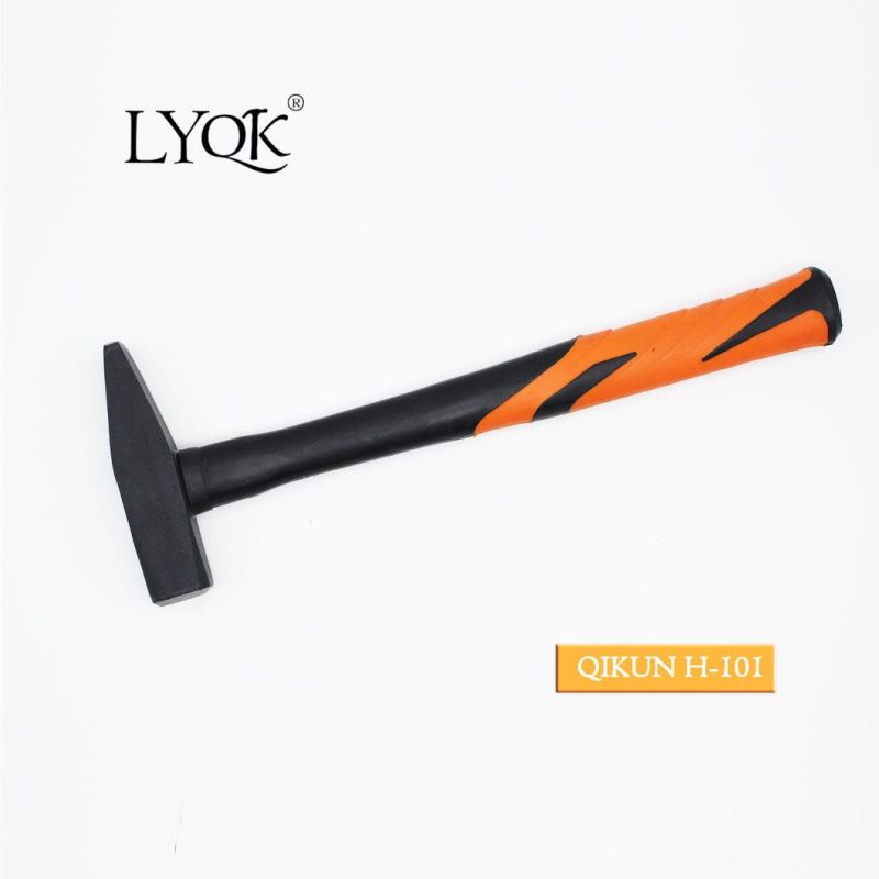 H-101 Construction Hardware Hand Tools Plastic Coated Hardwood Handle German Type Machinist Hammer