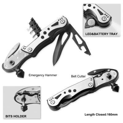 High Quality Newest Multifunction Survival Knife Tool Hammer (#8442)