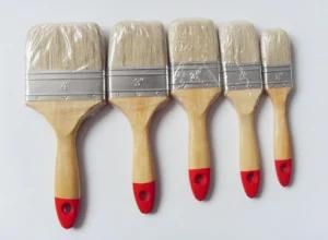 Paint Brush Set 4&quot; 3&quot; Pure Bristle Wooden Handle