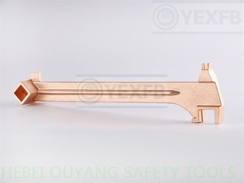 Non-Sparking Oil Gas Safety Tools, Bung Spanner/Wrench, 385 mm, Atex