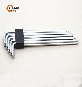 Factory Supply Metric 1.5-10mm CRV Polish Ball End Hex Key