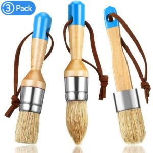 3 Pieces Chalk and Wax Paint Wood Furniture Home Decor Brush