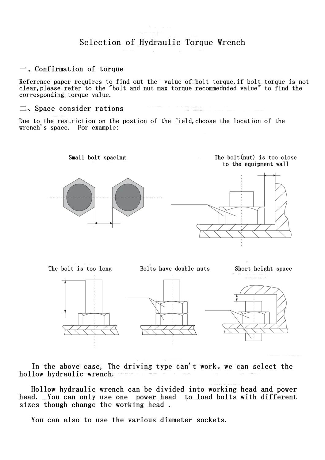 3mxtl Hydraulic Wrench for Big Nuts.