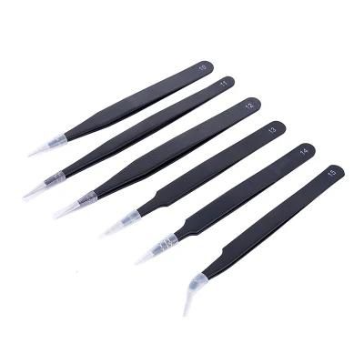 Best Price Factory Anti Static PPS Head Changeable Stainless Steel ESD Tweezers