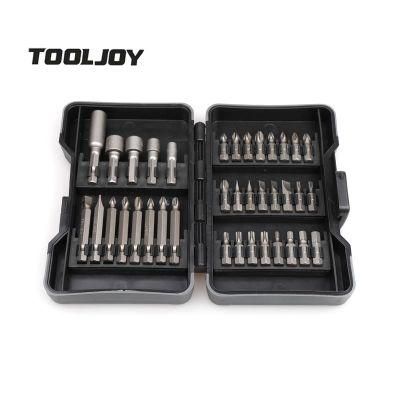 37PCS in 1 Small Size Slotted Torx Philips Pozi Screwdriver Bit with Socket Tool Set