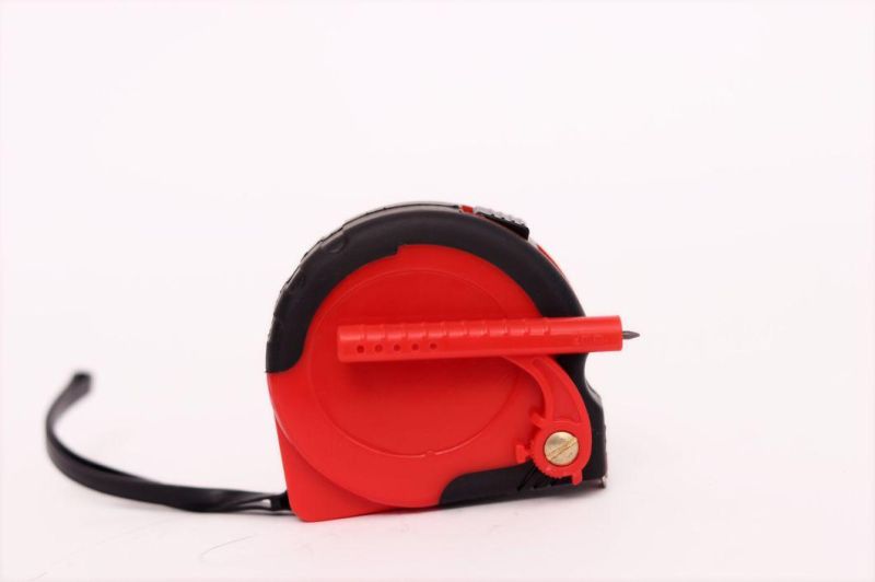 High Quality Tape Measure with ABS Case and Rubber Cover