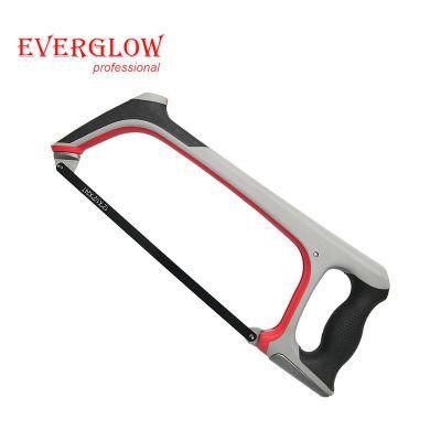 High Quality 12&quot; Three Colors Adjustable Hacksaw Frame Double Soft Grip for Sawing Metal Wood PVC Pipes Garden Saw