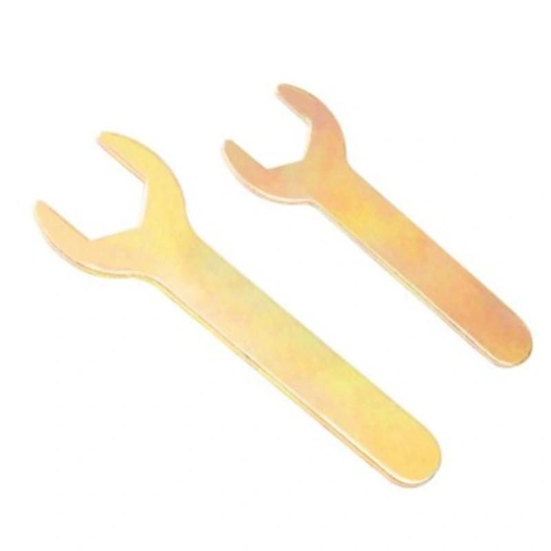 High Grade Carton Steel Single Open-End Stamp Steel Wrench Thin Wrench