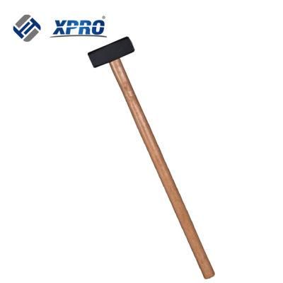 German Type Stoning Hammer with Wooden Handle