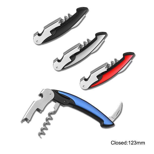 Promotional 2 Step Waiter′ S Corkscrew Opener with Wooden Handle