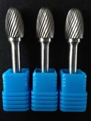 Oval Shape Tungsten Carbide Cutting Tools Rotary Burrs