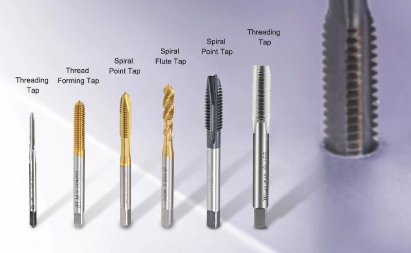 HSS Machine Taps Titanium-Plated Three-in-One Cutting Tools Drilling and Chamfering M10*1.5