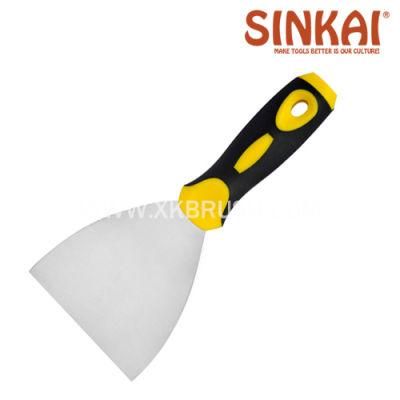Stainless Steel Scrapper with Rubber Handle