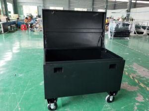 Steel Mobile Waterproof Metal Truck Tool Box with Wheels