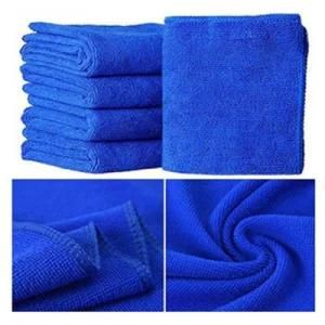 Blue Soft Absorbent Wash Cloth Car Auto Care Microfiber Cleaning Towels