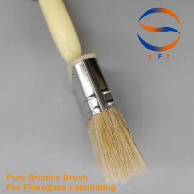 Discount Solvent Resistant White Bristle FRP Brushes for Fiberglass Laminating