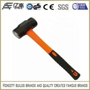 High Forged Carbon Steel Tools Sledge Hammer with Fiberglass Handle