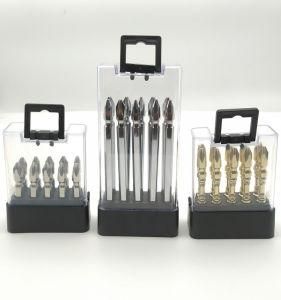 Double End 50/65/100mm Chrome Finish Hex Shank pH2 Screwdriver Bits