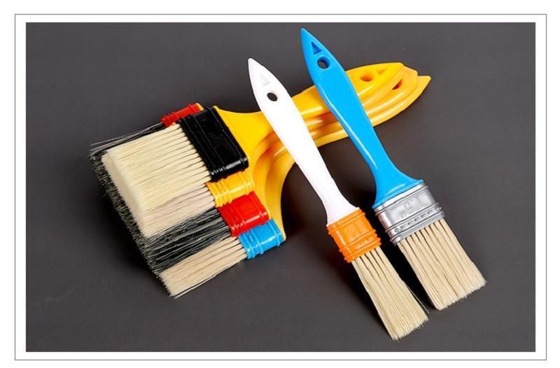 Customized Logo and Color Plastic Handle Soft Nylon Paint Brush