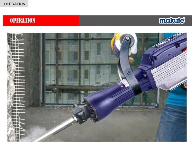 Makute Electric Haredware Breaker 2200W 65mm Jammer Demolition Hammer