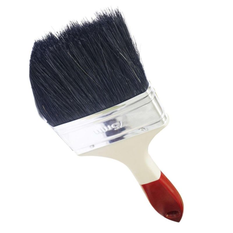 3" Universal Paint Brush with Synthetic Bristles and Plastic Handle