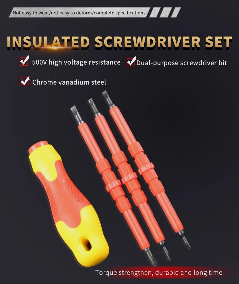 Commonly Used Screwdriver Combination Sets with Magnetic Manual Tools
