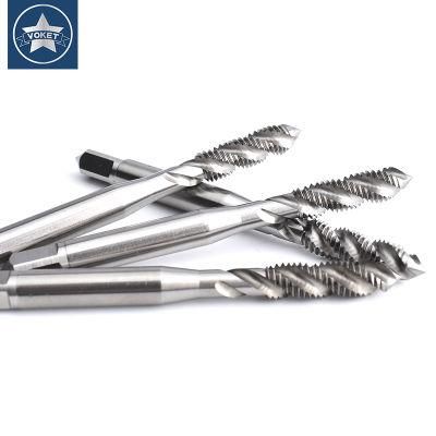 Hsse-M35 JIS Insert Spiral Fluted Taps St Unc Unf 2-56 4-40 6-32 8-32 10-24 10-32 1/4 5/16 3/8 1/2 Machine Screw Thread Tap