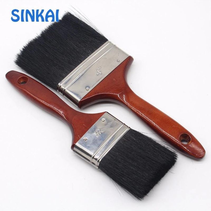 Various Size Hot Selling Hard Wooden Handle Paint Brush