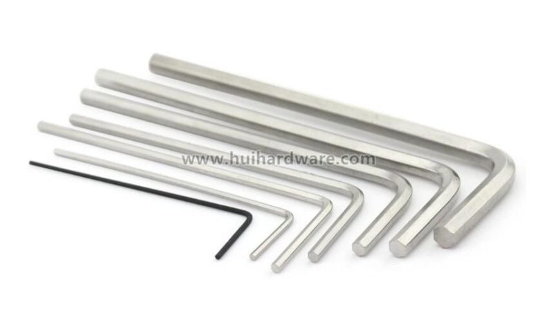 Metric 1.27mm-10mm Zinc Plated Fastener High Quality Allen Key DIN911