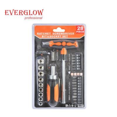 28PC T-Handle Bits Screwdriver Set