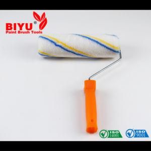 Professional 9 Inch Rubber Plastic Handle Paint Microfiber Roller Brush for Wall Painting