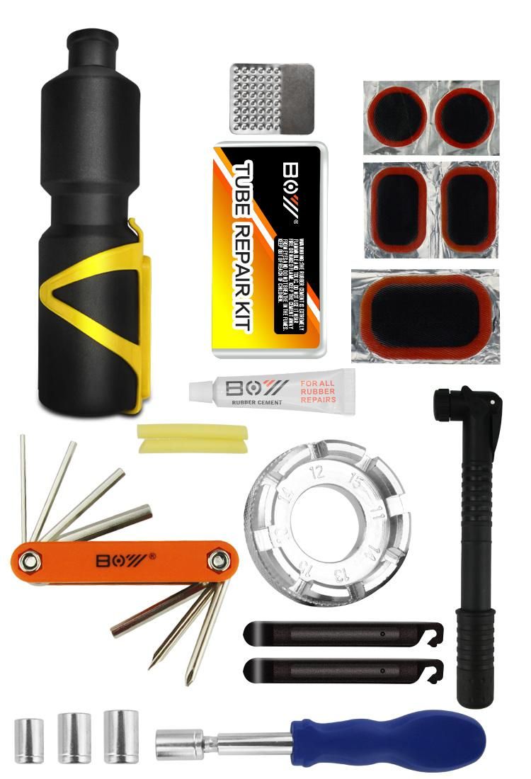 Bicycle Tool Kit Bike Cycling Repair Tool Set. Mountain Bike Multi-Function Combination Toolbox