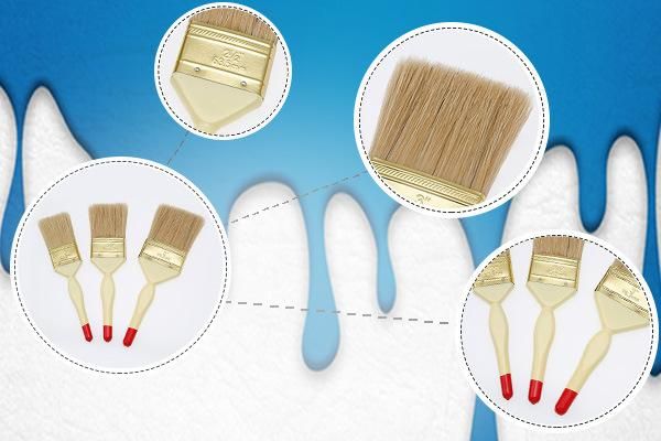 High Quality Wooden Handle Bristle Paint Brush