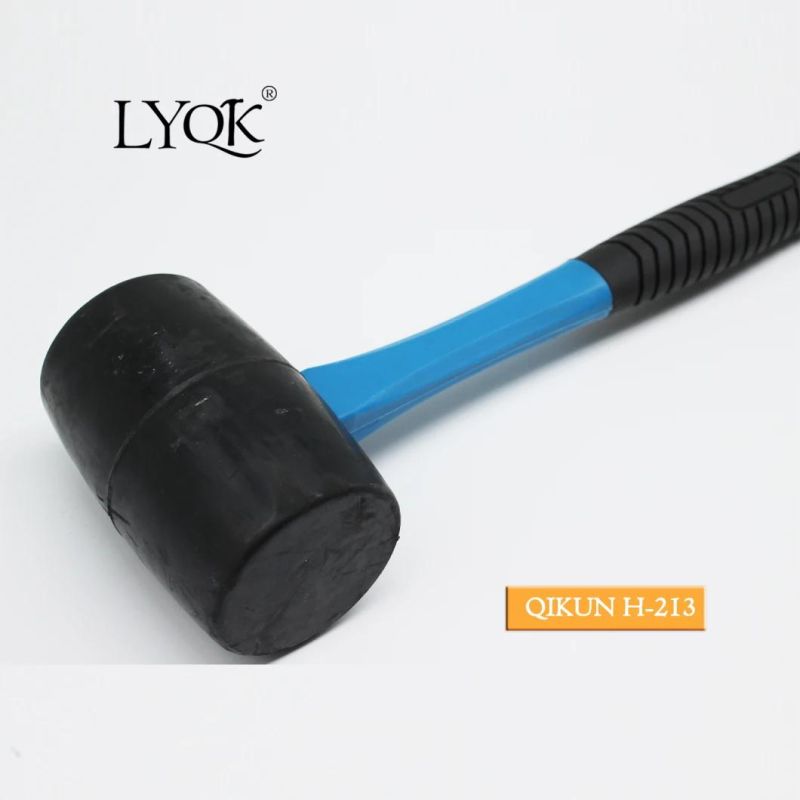 H-212 Construction Hardware Hand Tools Plastic Coated Handle German Type Stoning Stone Hammer