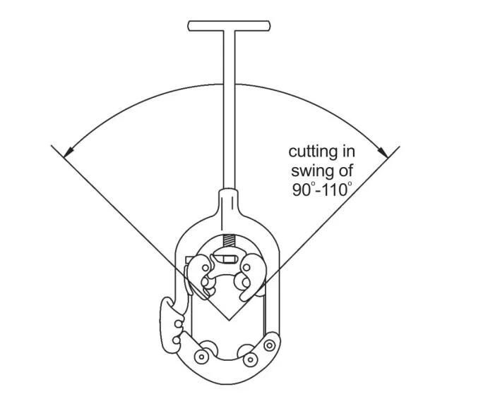 Hinged Portable Steel Pipe Cutter Machine