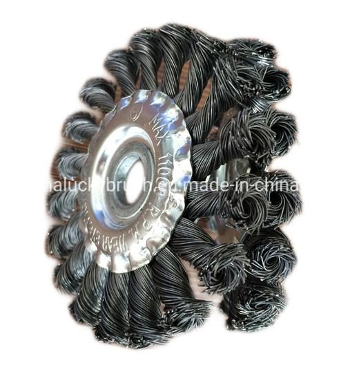 5 Inch Double Twist Knot Wheel Brush (YY-055)