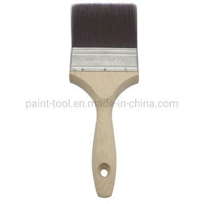 Professional Wall Paintbrush with Soft Synthetic Filaments Made in China