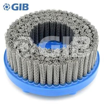 Od150 mm Bristle Length 40mm Abrasive Nylon Disc Brush for Deburring, Grit 120