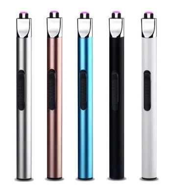 LED Battery Display Long Flexible Neck USB Lighter for Light Candles