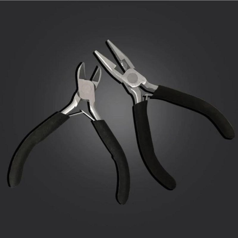 Classic Black Stainless Steel Pliers for Twisting and Cutting
