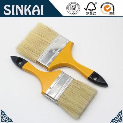 Wholesale Chinese Wall Paint Brushes Wooden Handle Pure Bristle Painting Brush