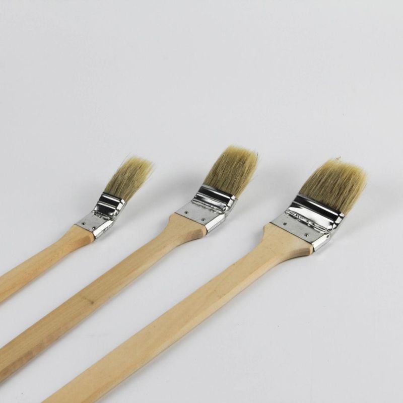 Many Colors 150 Degree Brush with Long Wooden Plastic Handle