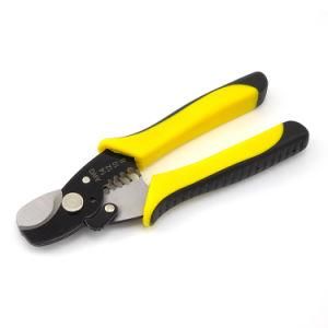 Corn Wire Stripping and Cutting Plier with TPR+PVC Handle Wire Cutter