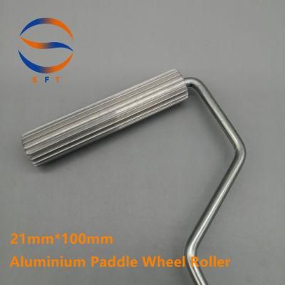 21mm Diameter Aluminium Paddle Rollers FRP Fiberglass Laminating Rollers
