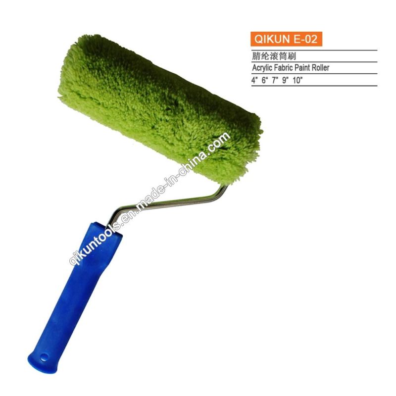 E-01 Hardware Decorate Paint Hand Tools Plastic Handle Acrylic Fabric Paint Roller
