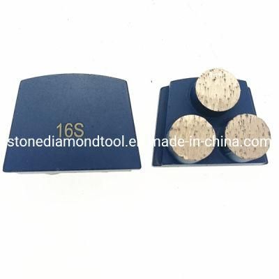 Three Button Segments Diamond Grinding Disc