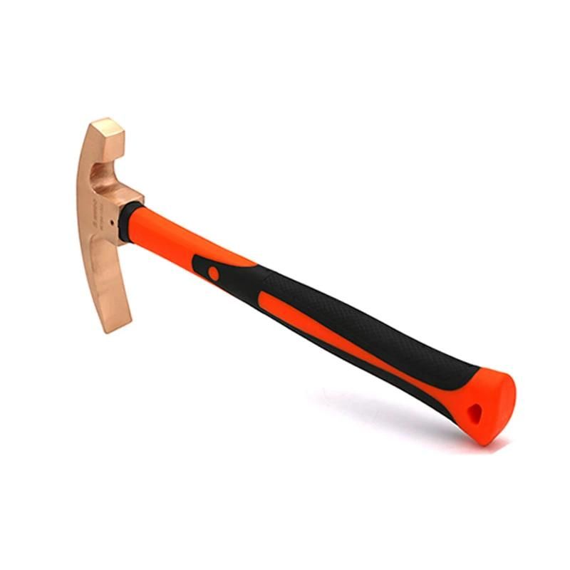 WEDO Non-Sparking Hammer Beryllium Copper Bricklayers Hammer Fiberglass Handle