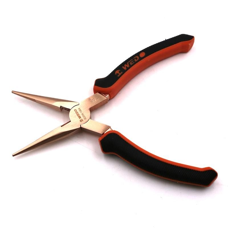 WEDO Beryllium Copper Pliers High Quality Non-Sparking Snipe Nose Pliers Wire Stripper